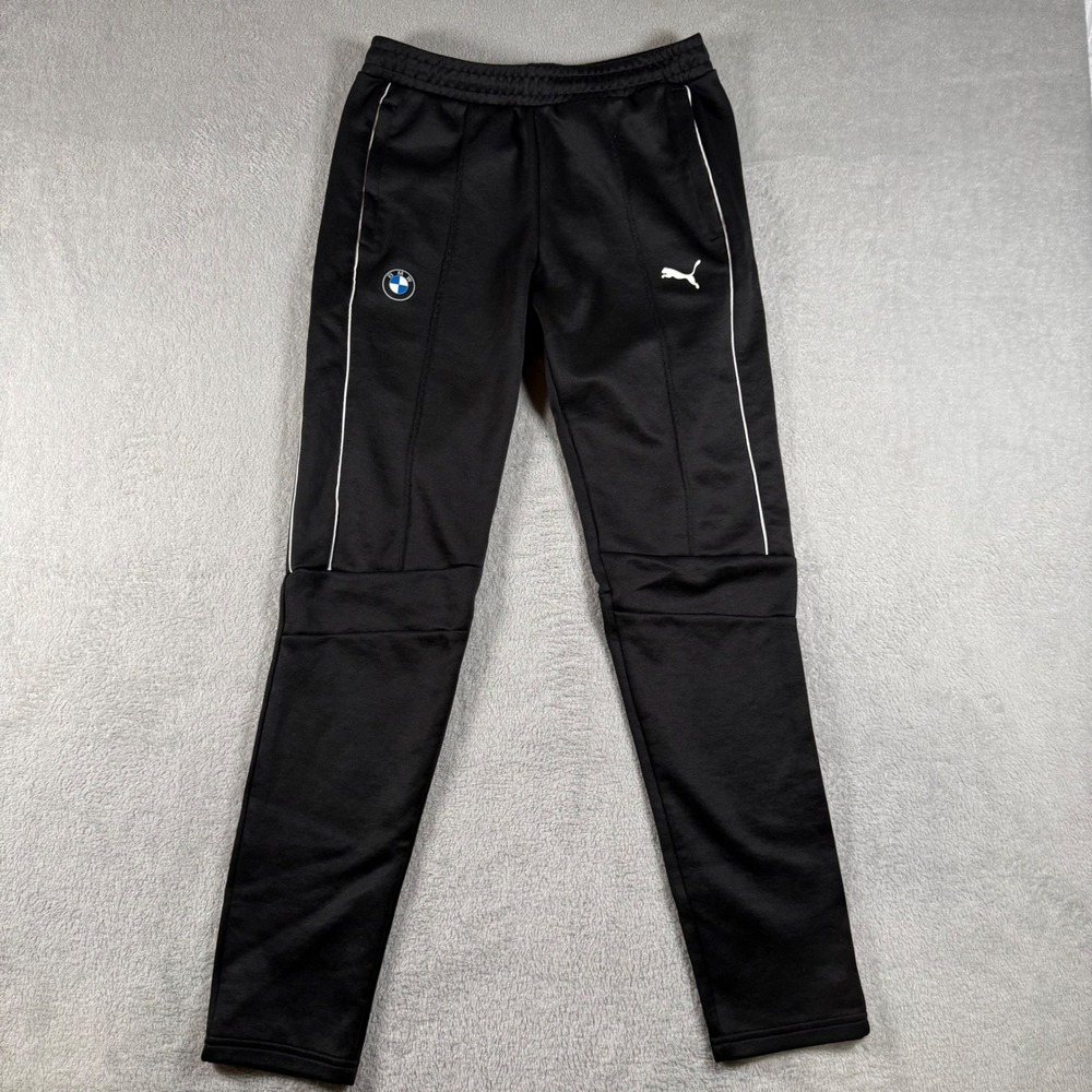 Puma Track Pants Mens S Black BMW M Motorsport Joggers 595187-01